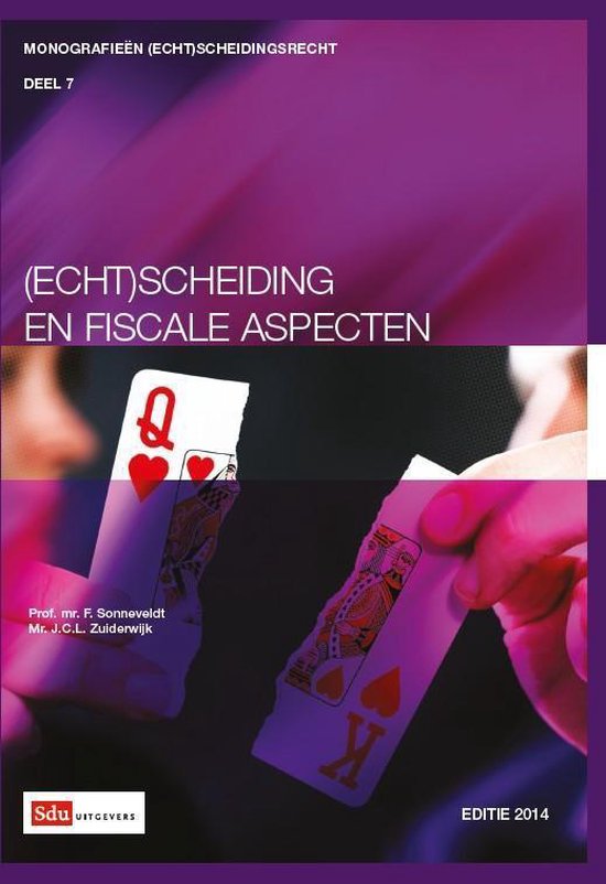 Cover van het boek '(Echt)scheiding en fiscale aspecten. / editie 2014' van F. Sonneveldt