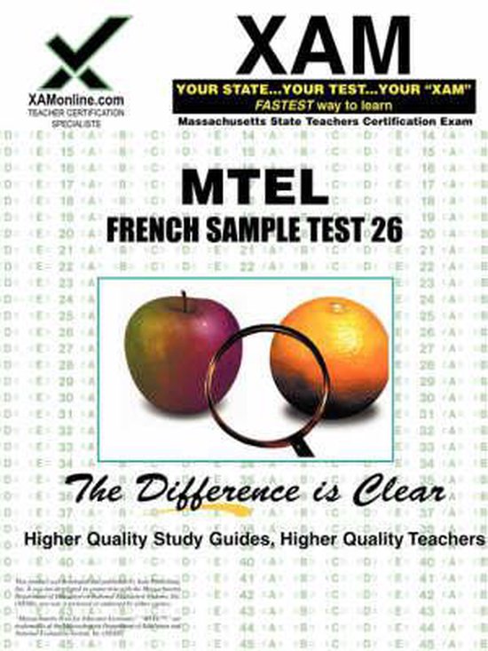 MTEL French Sample Test 26