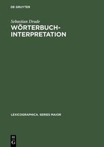 Lexicographica. Series Maior120- Wörterbuchinterpretation