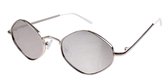 Kost Zonnebril Unisex Zilver/wit Met Grijze Lens (18-168a)