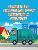 Carnet de coloriage pour camions a ordures