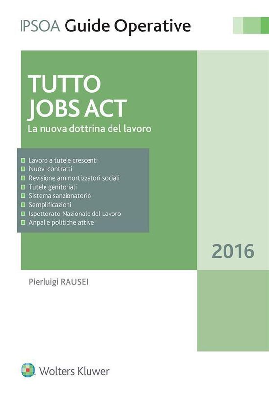 Tutto Jobs Act - cover