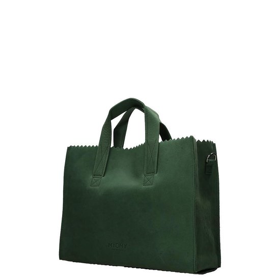 MYOMY-Handtassen-My Paper Bag Handbag Crossbody-Groen | bol