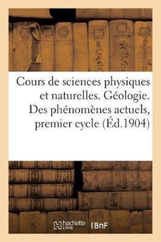 Foto: Cours de sciences physiques et naturelles r pondant aux programmes officiels de 1902