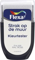 Flexa Easycare / Strak op de muur - Kleurtester - Fris Wit Ral 9016 - 30 ml