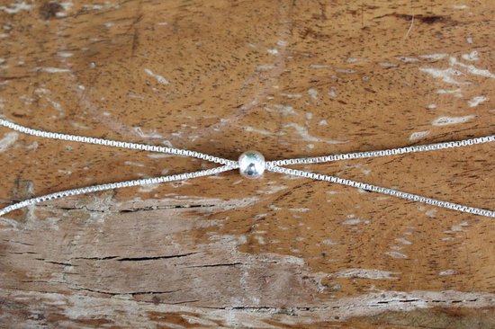 Bracelet En Argent 925 Avec Pierre De Lune Arc-en-ciel Naturelle - Fait Main - Boîte Cadeau