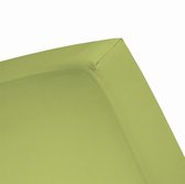 Damai - Hoeslaken (tot 25 cm) - Katoen - 80/90/100 x 200/210 cm - Lime