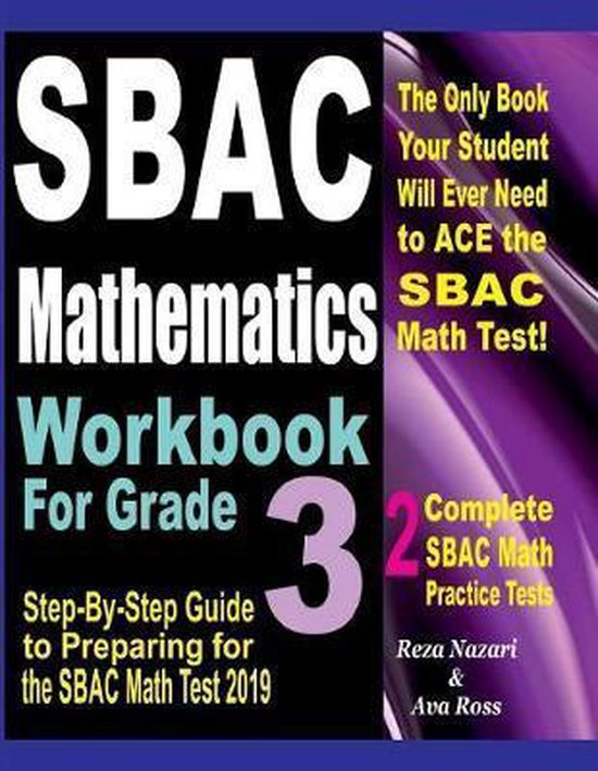 Sbac Mathematics Workbook for Grade 3 - cover