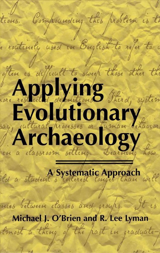 Social Sciences (R0) - Applying Evolutionary Archaeology - cover
