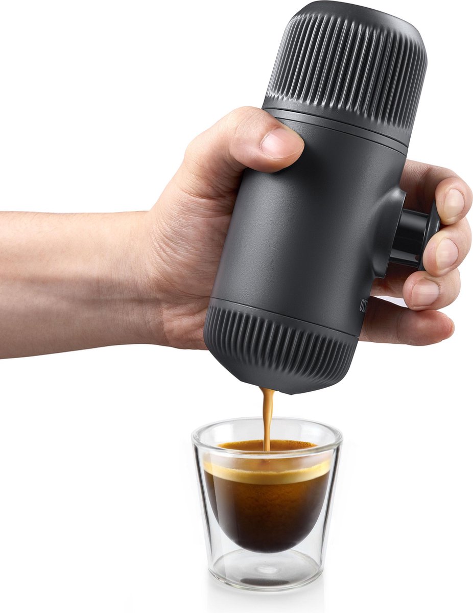 nano espresso apparaat voor onderweg