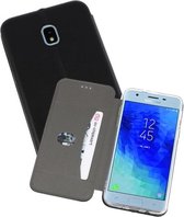 Slim Folio Case - Book Case Telefoonhoesje - Folio Flip Hoesje - Geschikt voor Samsung Galaxy J3 2018 - Zwart