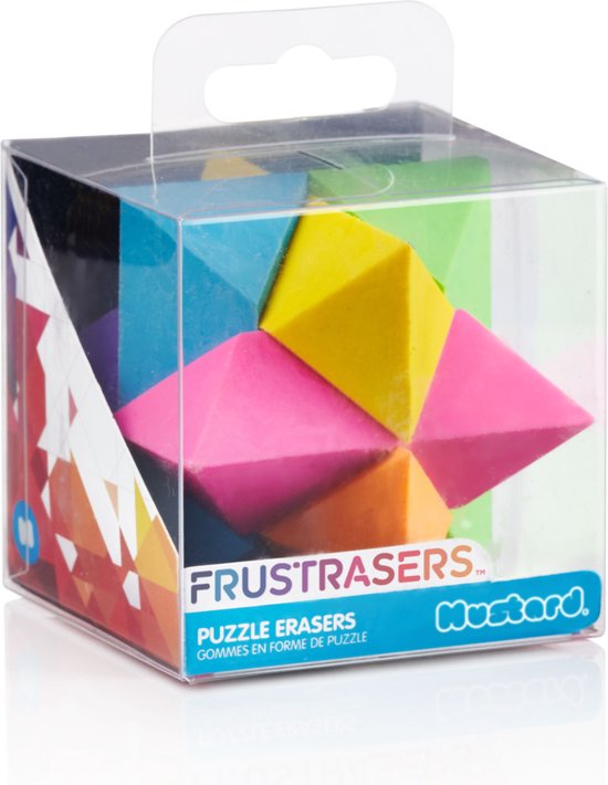 4x puzzle cube gomme 3x3cm