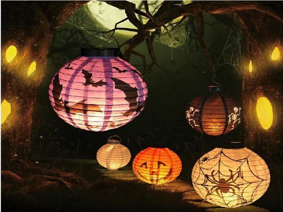 Solar Halloween Lampjes - Pompoen LED Lichtjes | Lichtsnoer met 10 LED  lampionnen op... | bol.com