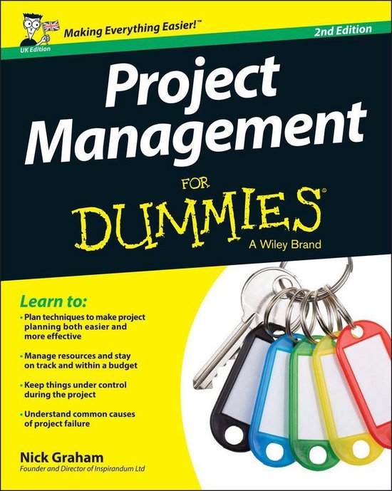 Project Management for Dummies, UK Edition - cover