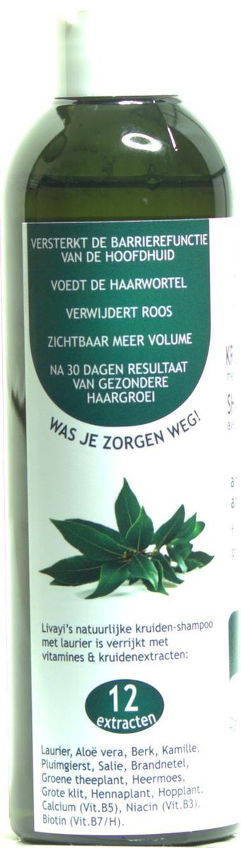 Livayi Kruiden shampoo Anti-Roos Haar, 250ml