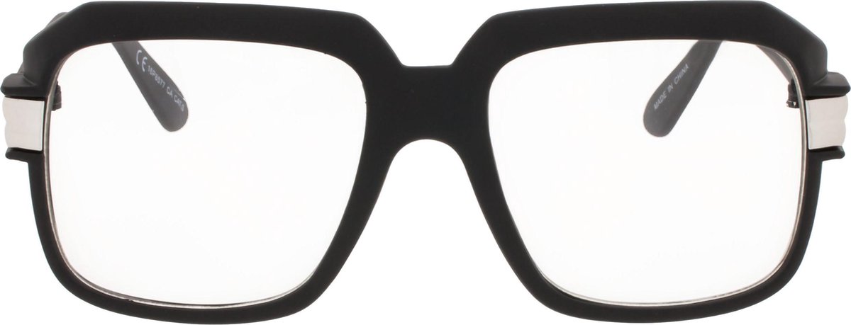 Icon Eyewear Zonnebril RDMC GEEK - Zwart montuur met rubber finish - Nerd glazen (p)