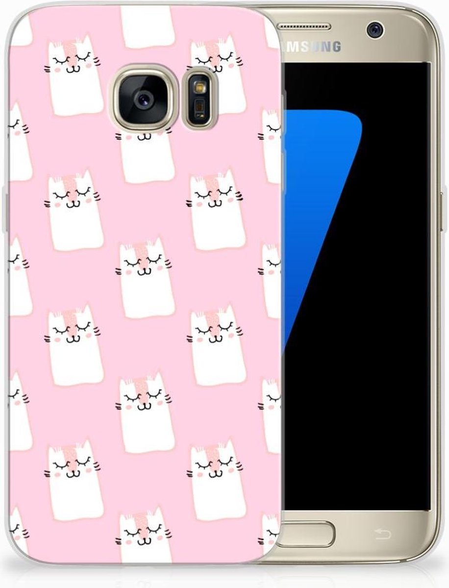Samsung Galaxy S7 TPU Hoesje Sleeping Cats