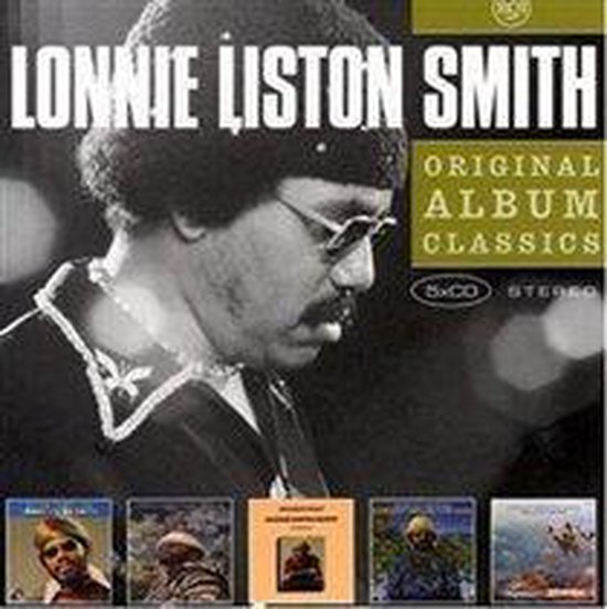 Lp hoes van Lonnie Liston Smith, Original Album Classics, met kleine afbeeldingen van de 5 cd's.