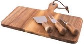 Point-Virgule Serveerplank met kaasmes - Set 3-delig