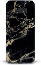 Samsung Galaxy S8 Plus zwart/goud marmer hoesje