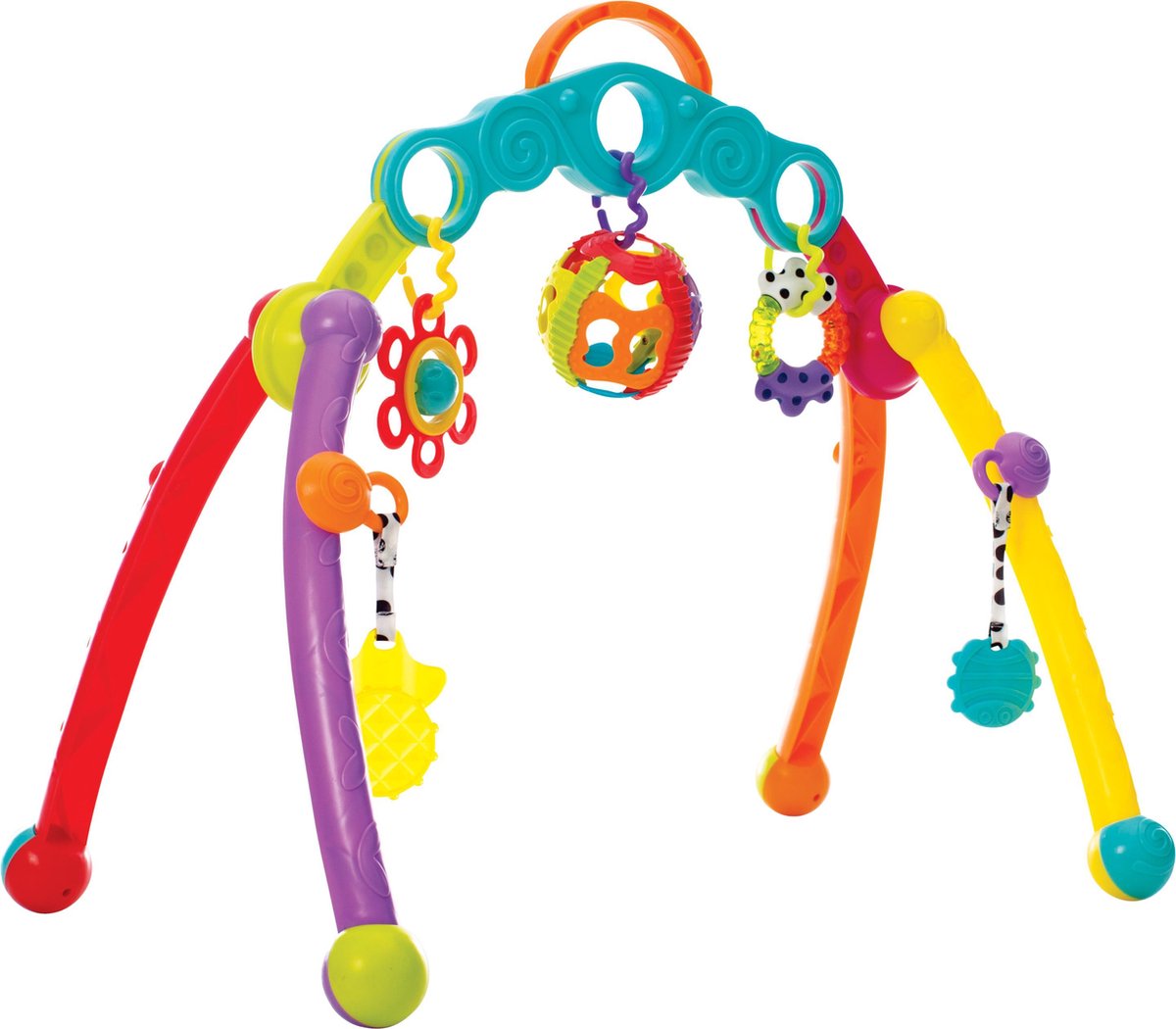 Playgro Fold and Go Playgym - Babygym - acitiviteitengym - Speelgoed Baby - Babyspeelgoed - Pasgeboren baby speelgoed - Ontwikkeling Baby - Kraamcadeau - 5 afneembare hangspeeltjes — afbeelding 9