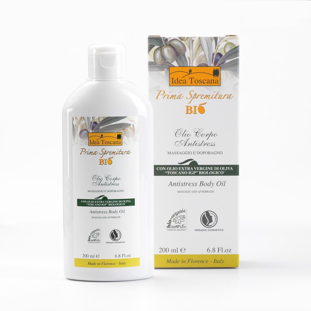 Idea Toscana - Body Oil 200ml - Biologisch, Natrue 3 sterren
