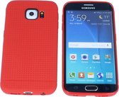 Samsung Galaxy S6 Edge Silicone Case Hoesje Rood Red