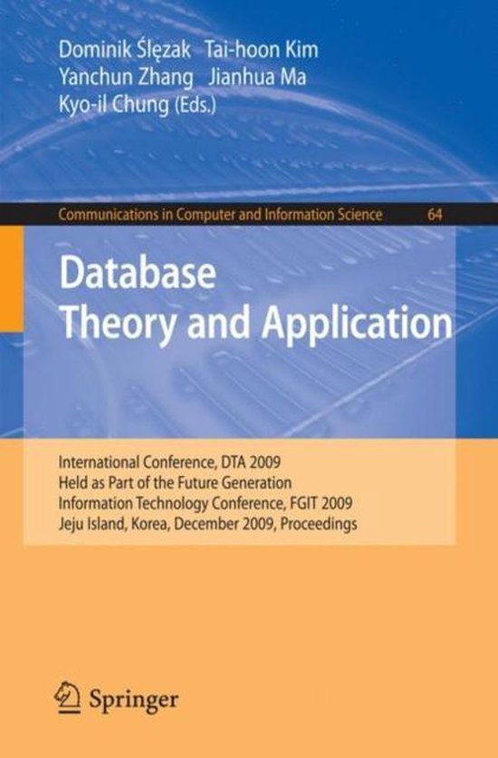 Database Theory and Application - cover