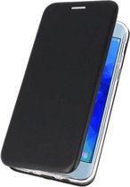Zwart Premium Folio Booktype Hoesje voor Samsung Galaxy J3 2018