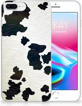 TPU Siliconen Backcase Hoesje iPhone 7 Plus | 8 Plus Design Koeienvlekken
