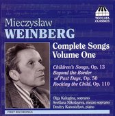 Dmitry Korostelyov, Olga Kalugina, Svetlana Nikolaeva - Weinberg Complete Songs Volume 1 (CD)