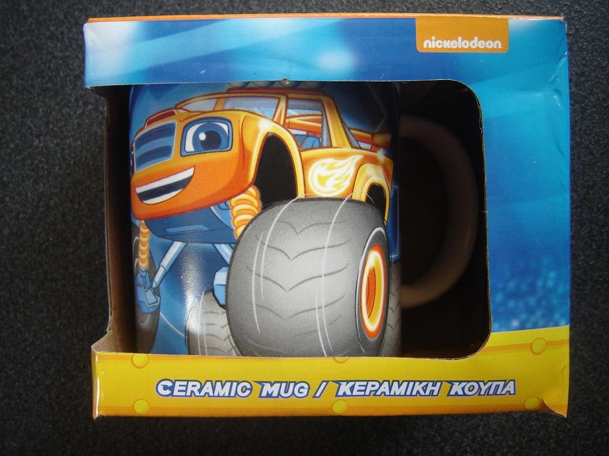 Keramische mok van Blaze en de monsterwielen