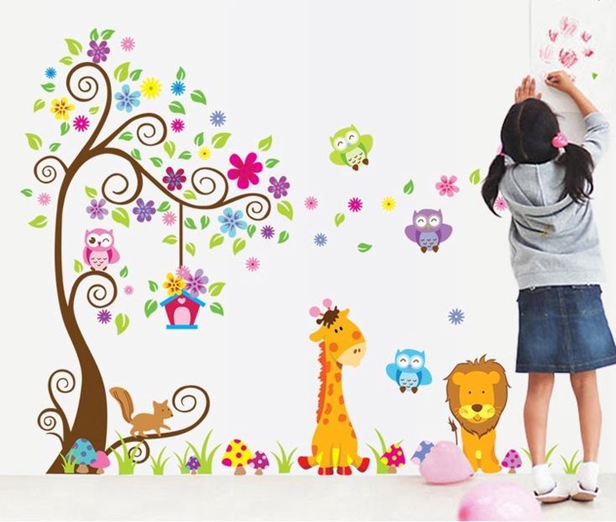 Muursticker Jungle boom 3