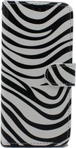 Samsung Galaxy S10 Plus Hoesje met Print - Portemonnee Book Case - Kaarthouder & Magneetlipje - Zebra
