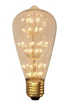 2 stuks  Pearl LED Rustieklamp 280 lumen 240V 2W E27, 47-leds 2100K