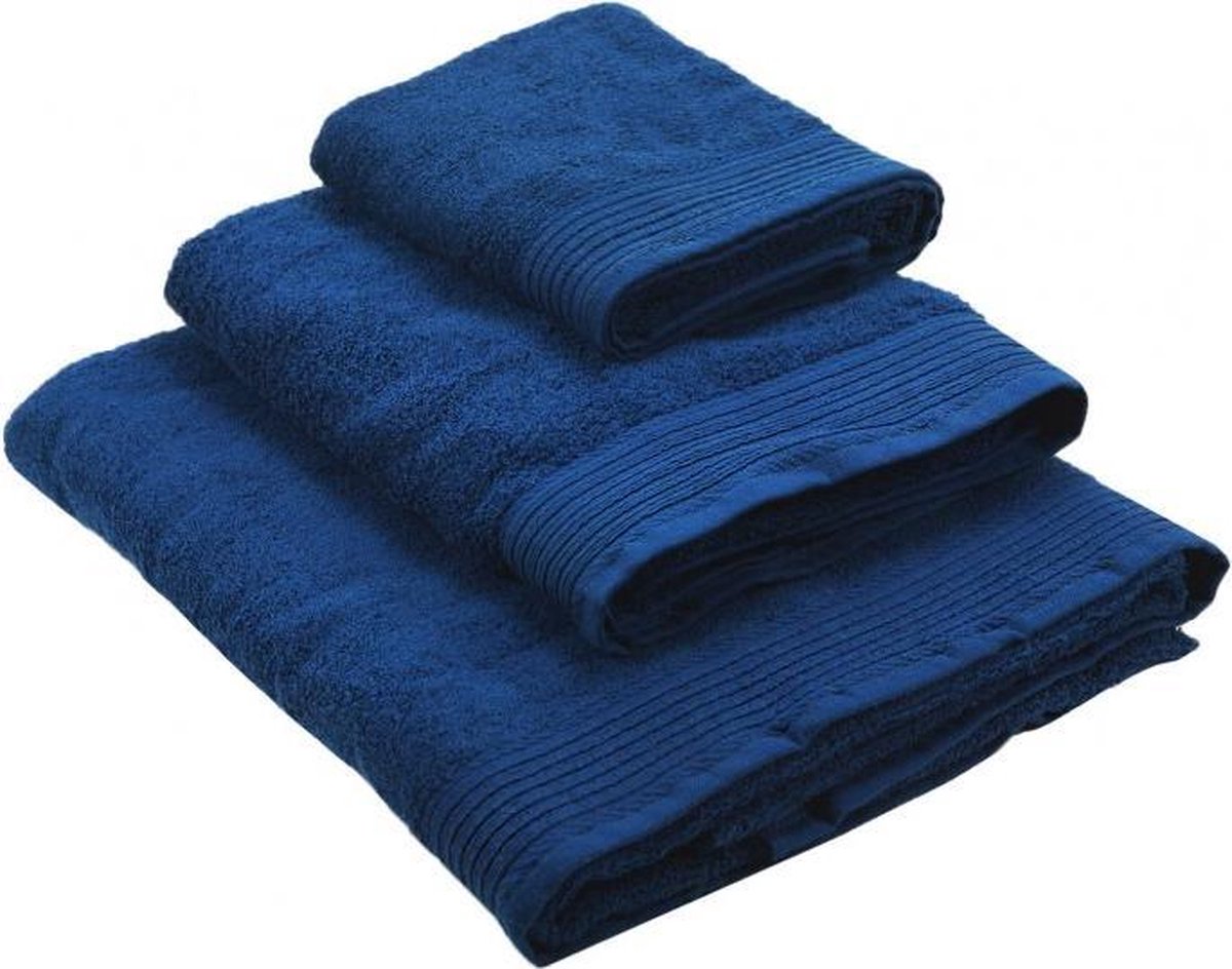 The One badlaken 70x140 cm Donker Blauw