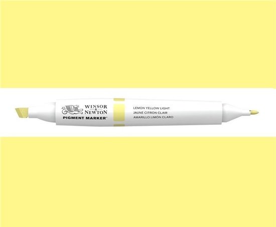 Winsor & Newton Pigment Marker Lemon Yellow Light 0202/346