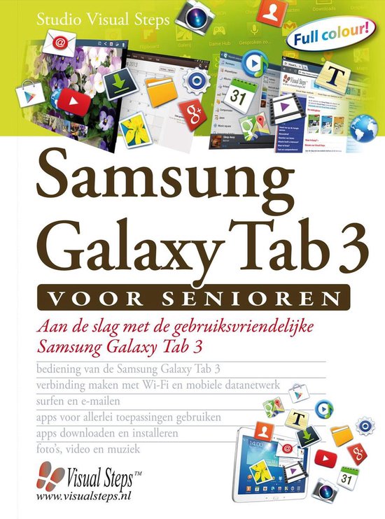 Cover van het boek 'Samsung Galaxy Tab 3 voor senioren'