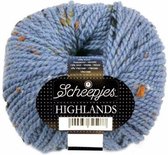 Scheepjes Highlands Jeans (509) PAK MET 10 BOLLEN a 50 GRAM.  INCL. Gratis Digitale vinger haak en brei toerenteller