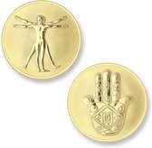 Mi Moneda Da Vinci - Hand gold Da Vinci - Hand gold munt