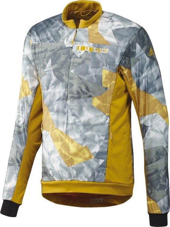 Adidas Fietsjack Terrex Radical Crew Heren Geel/grijs Maat L | bol.com
