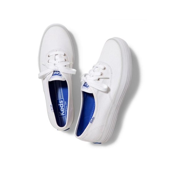 keds triple seasonal solids white