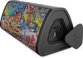 Mifa A10+ - Bluetooth Speaker - Helder Stereo geluid - 20 Watt - Waterdicht – LED – Diepe bass – Draagbaar – Bluetooth 5.0 – 24u afspeeltijd - graffiti