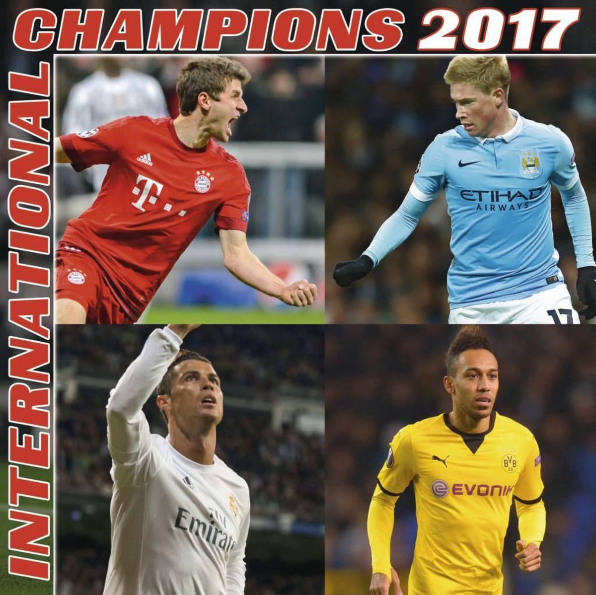 International Champions 30 x 30 Grid Calendar 2018