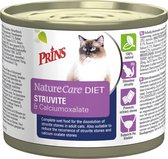 Prins NatureCare Diet Struvite & Calciumoxalate - Kat - Volledig natvoer - 3 x 200 gr
