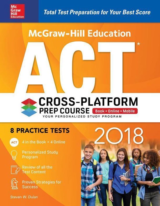 McGraw-Hill Education ACT 2018 Cross-Platform Prep Course - cover