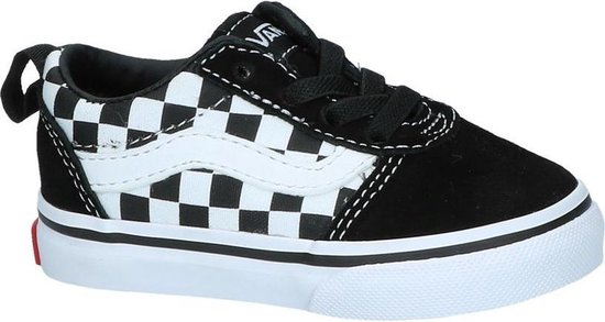 Vans TD Ward Slip-On Checkered Sneakers - Black/True White - Maat 20