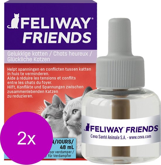Recharge Feliway Friends - Agent anti-stress - 2 x 48 ml