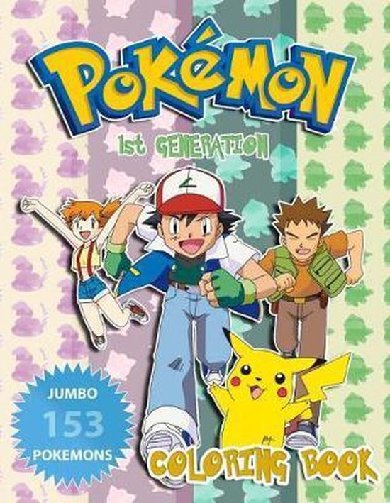 Pokemon Jumbo Coloring Book - 1st Generation, Alex Correl ...