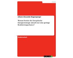 Warum besitzt die Europäische Energiestrategie aktuell nur eine geringe Realisierungschance?